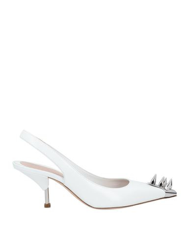 Alexander Mcqueen Woman Pumps White Size 8.5 Soft Leather | YOOX (US)