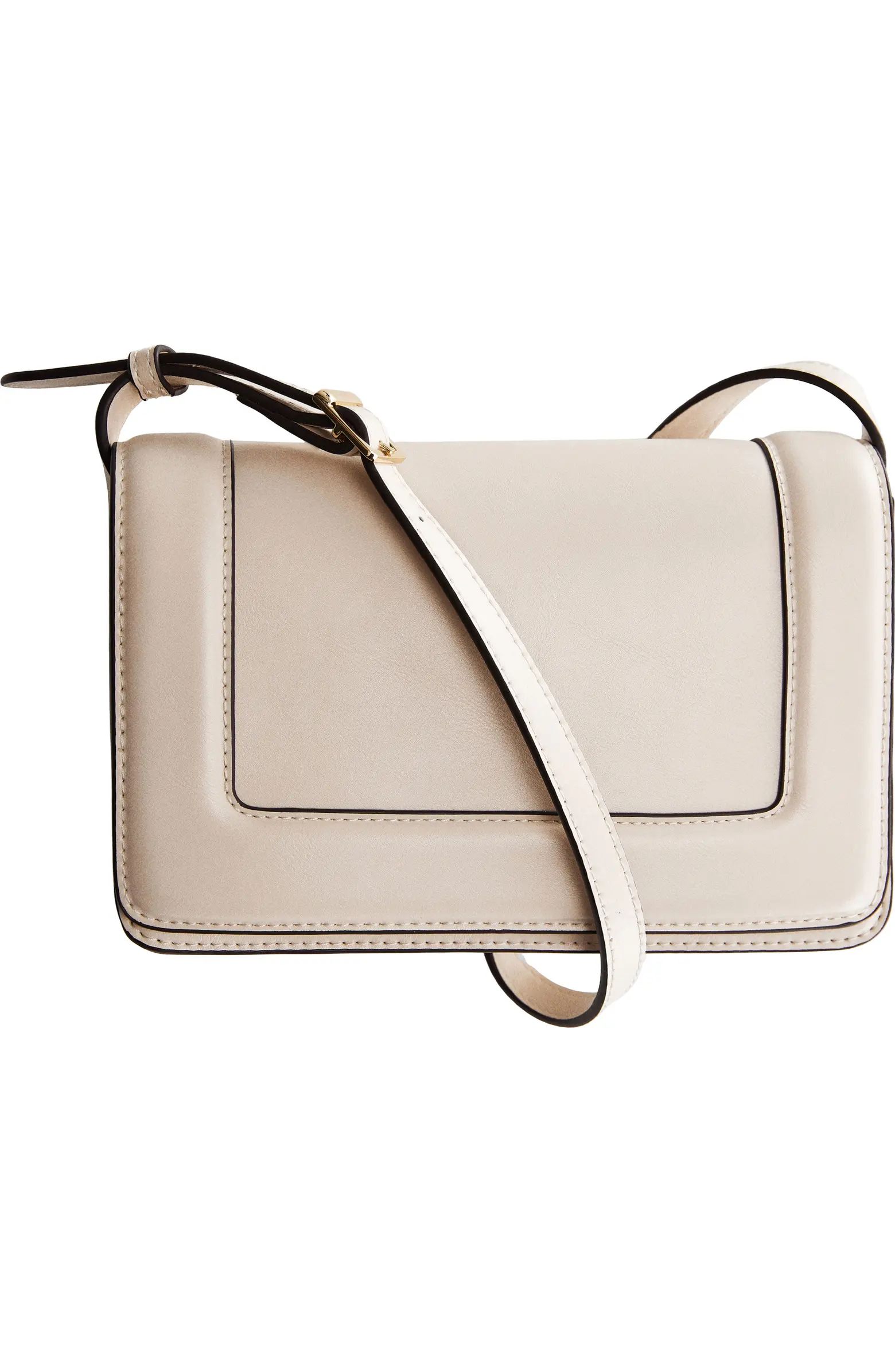 MANGO Faux Leather Flap Crossbody Bag | Nordstrom | Nordstrom