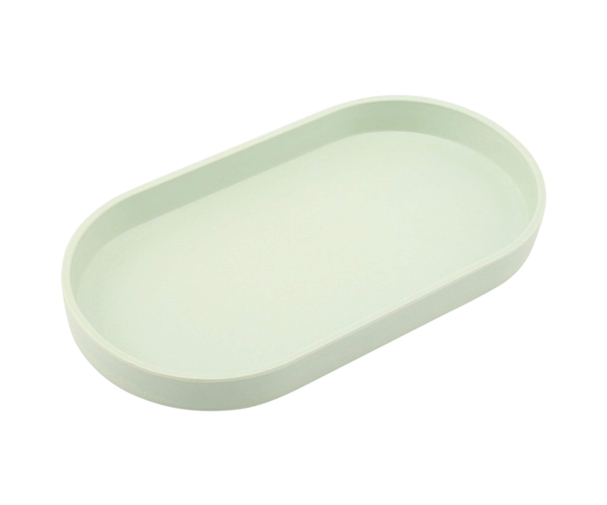 Green Small Tray (10 inch), Oval Tray for Kitchen Counter, Bathtub Bathroom Vanity Items, Counter... | Amazon (US)