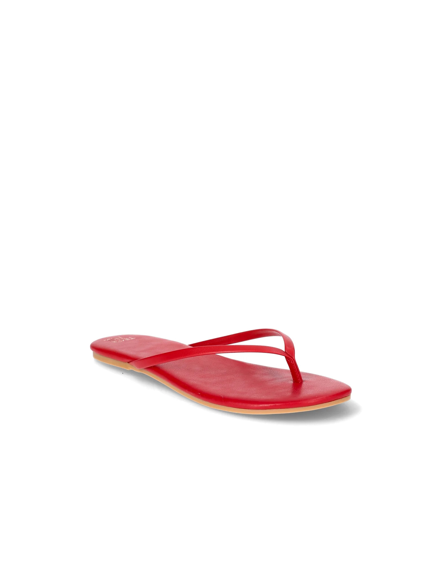 Time and Tru Women's Barely There Sandals, Wide Width Available | Walmart (US)
