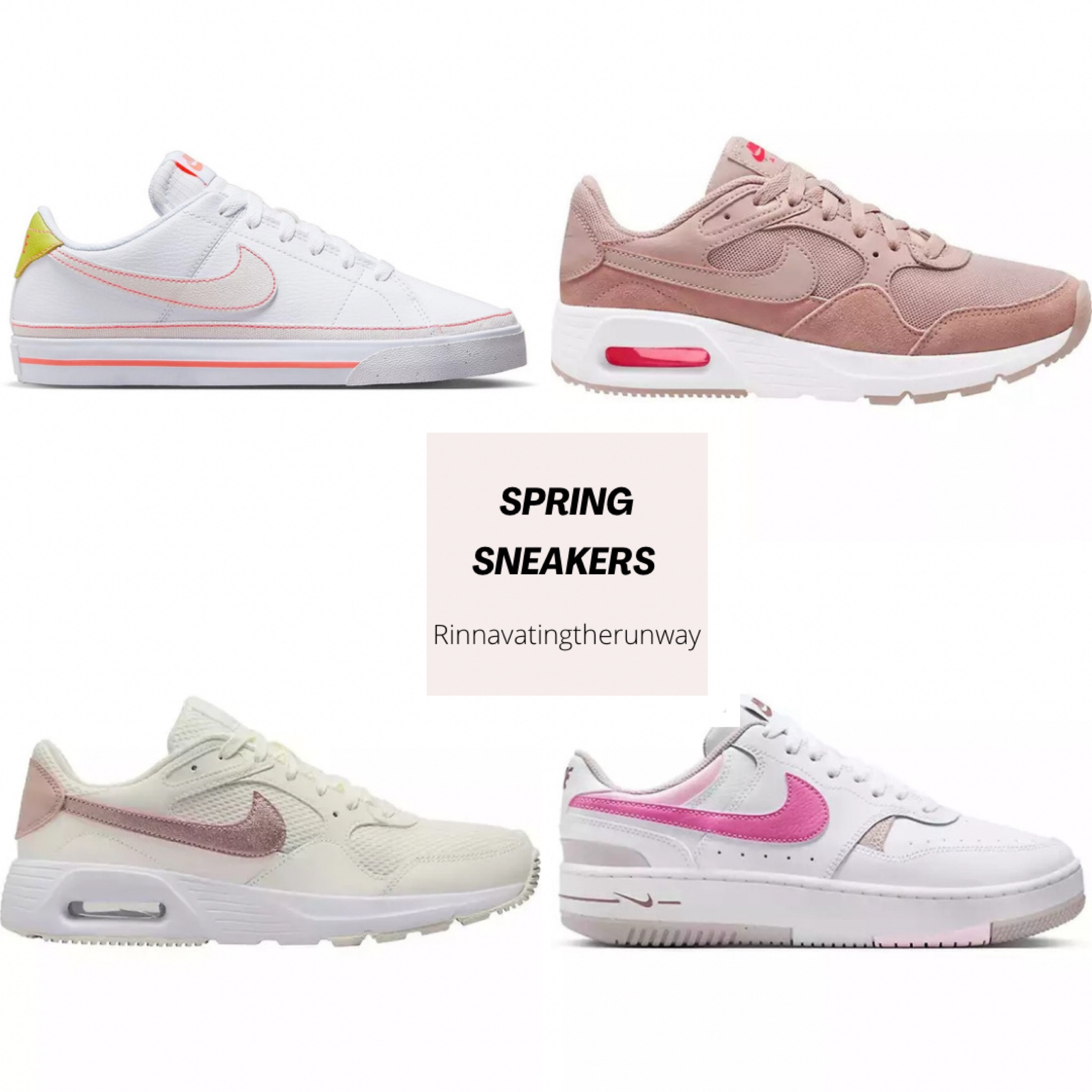 Spring Sneakers: Nikes 🩷 

#LTKsalealert #LTKshoecrush