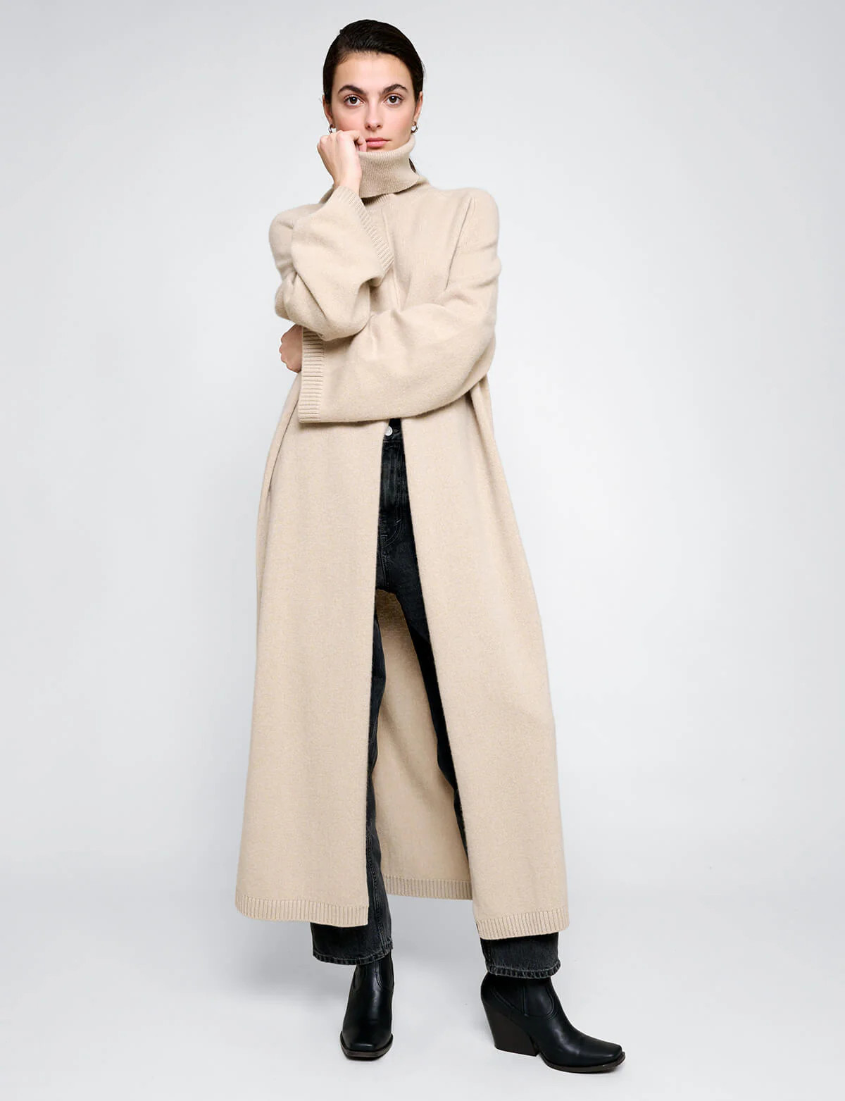 Pebble Slit Long Sweater-BESTSELLER | Pixie Market