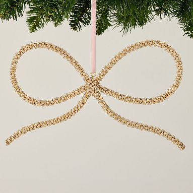 LoveShackFancy Gem Bow Ornaments | Pottery Barn Teen