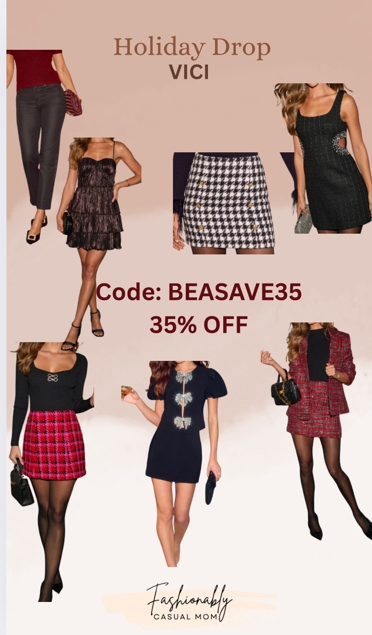 Vici - new holiday drop
Gorgeous holiday wear pieces for all occasions.
Code: BEASAVE35 works sitewide for 35% off

#LTKStyleTip #LTKHoliday #LTKSeasonal