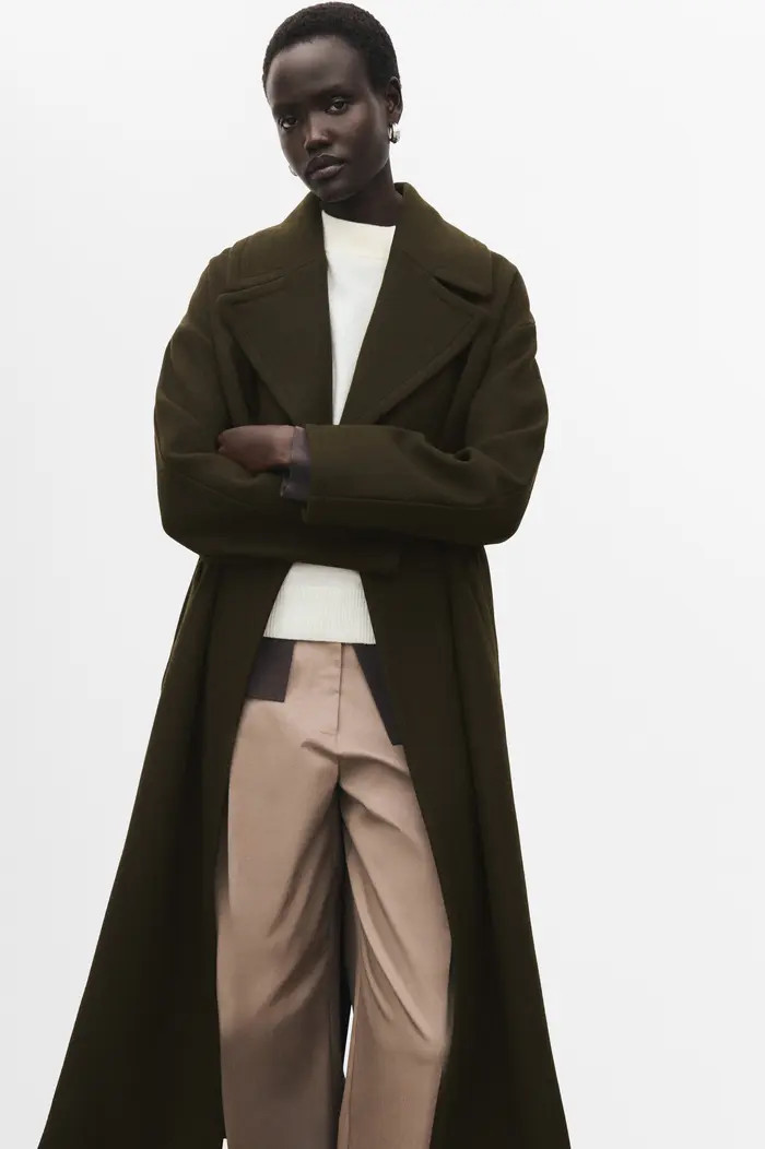 Belted Wool Blend Coat | Nordstrom