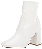 Madden Girl Women's Wiink Ankle Boot, White Paris, 6 | Amazon (US)
