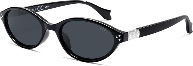 SOJOS Ocean Collection Retro Oval Polarized Sunglasses for Women Men Lightweight Narrow Shades, S... | Amazon (US)
