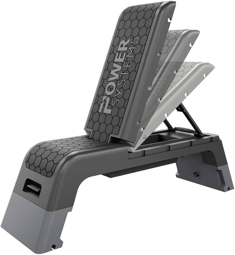 Power Systems Fitness Deck, for Cardio Workouts and Strength Training, Black/Grey | Amazon (US)