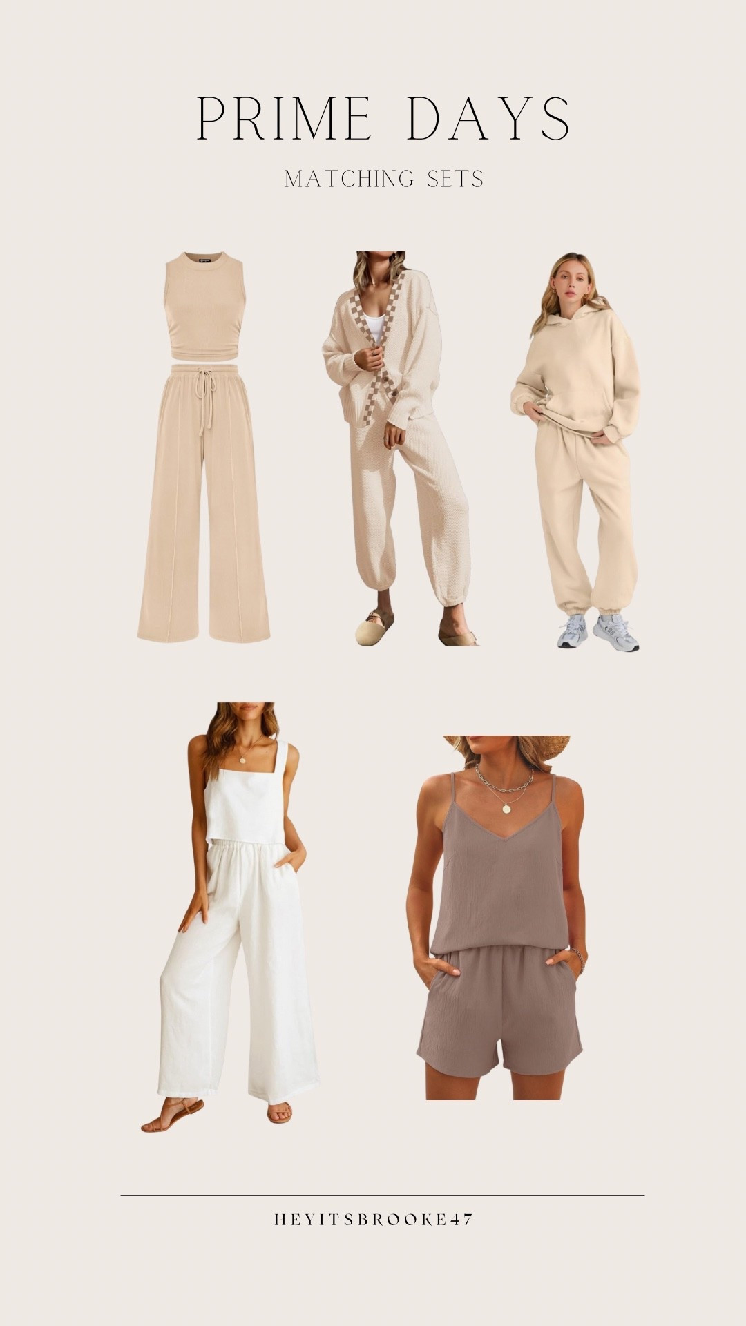 More matching womens neutral sets that are on sale!! 🥰

#LTKTravel #LTKStyleTip #LTKSaleAlert