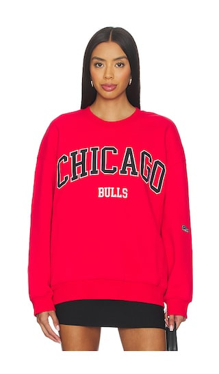 Chicago Bulls Offside Sweatshirt in Red | Revolve Clothing (Global)