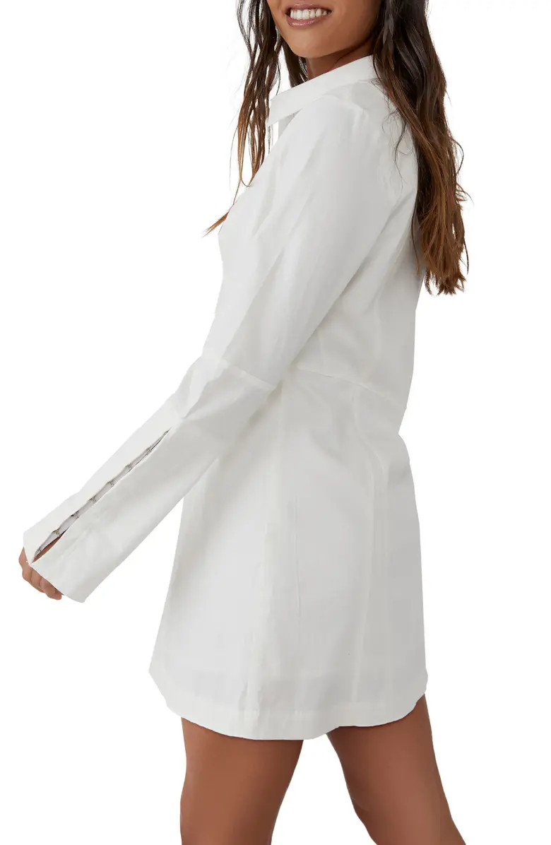 Free People Thea Long Sleeve Shirtdress | Nordstrom | Nordstrom