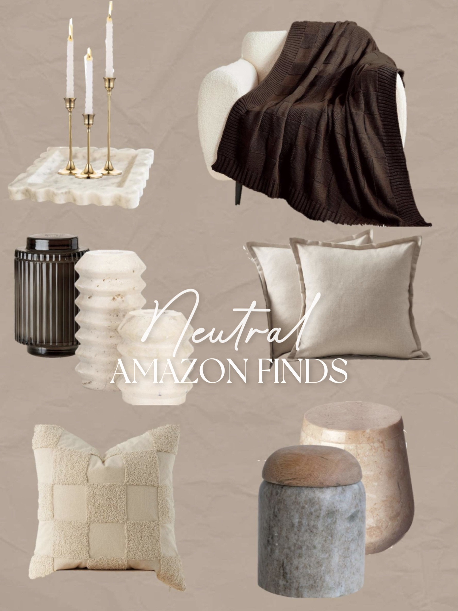 Neutral Amazon Home finds ✨🤎

#LTKHoliday #LTKhome #LTKstyletip