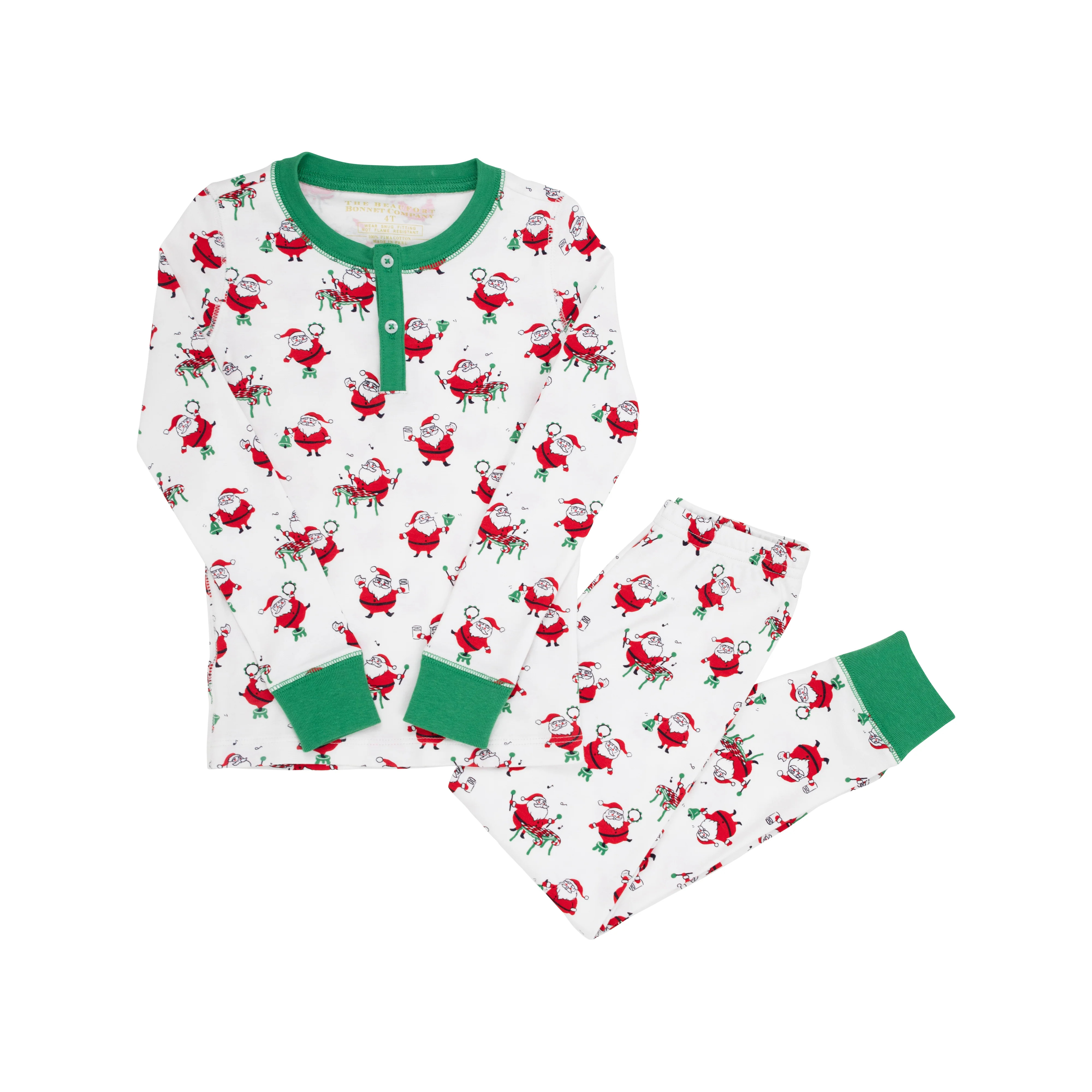 Sutton's Sweet Dream Set (Unisex) - Santa's Sing Along with Kiawah Kelly Green | The Beaufort Bonnet Company