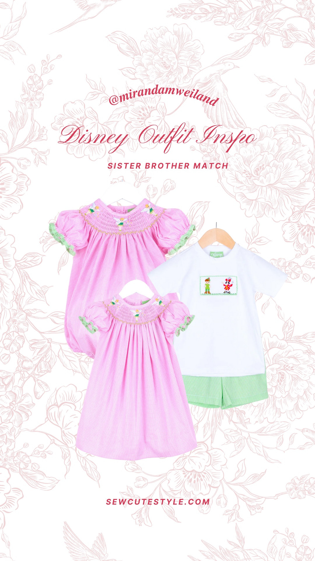 Sibling matching Disney outfit ideas! Love this Peter Pan and Tinkerbell matching set. Would be so cute for kids for Disneyland or Disney World trips. 

Baby girl Disney outfit ideas / Disney baby outfits / Minnie Mouse baby girl / Disney vacation baby outfits / Disney trip with baby / matching Disney family outfits / baby girl Disney style / Disney world baby girl outfits / Disneyland baby girl outfits / Disney princess outfits / Princess baby girl outfit / sibling matching Disney outfits / toddler boy Disney outfit / toddler girl Disney outfit 

#LTKKids #LTKBaby