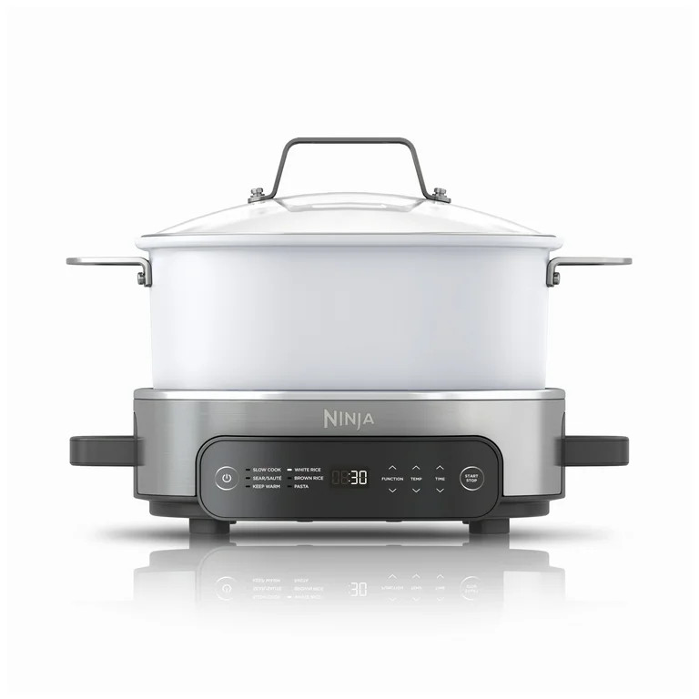 Ninja Foodi 6.5 qt Everyday Possible Cooker, Stainless Steel/White, Multi Cooker, Slow Cooker - W... | Walmart (US)