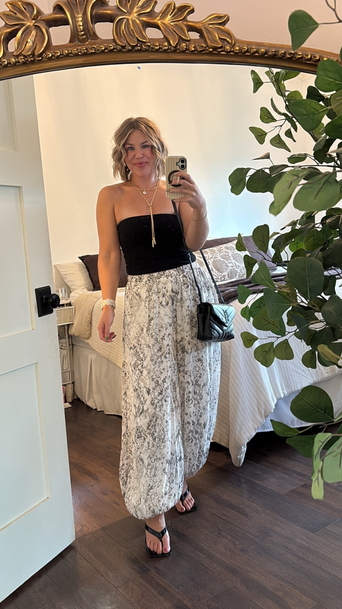 Date Night Outfit
Okay these bubble snake print pants are seriously so good and affordable! I paired it with a black tube top, some black heels and handbag! 
#datenightoutfit #datenignt #snakeprint #snakeprintpants #walmartstyle #walmartfinds #outfitideas #amazonfinds #outfitidea

#LTKootd #LTKSeasonal #LTKOver40