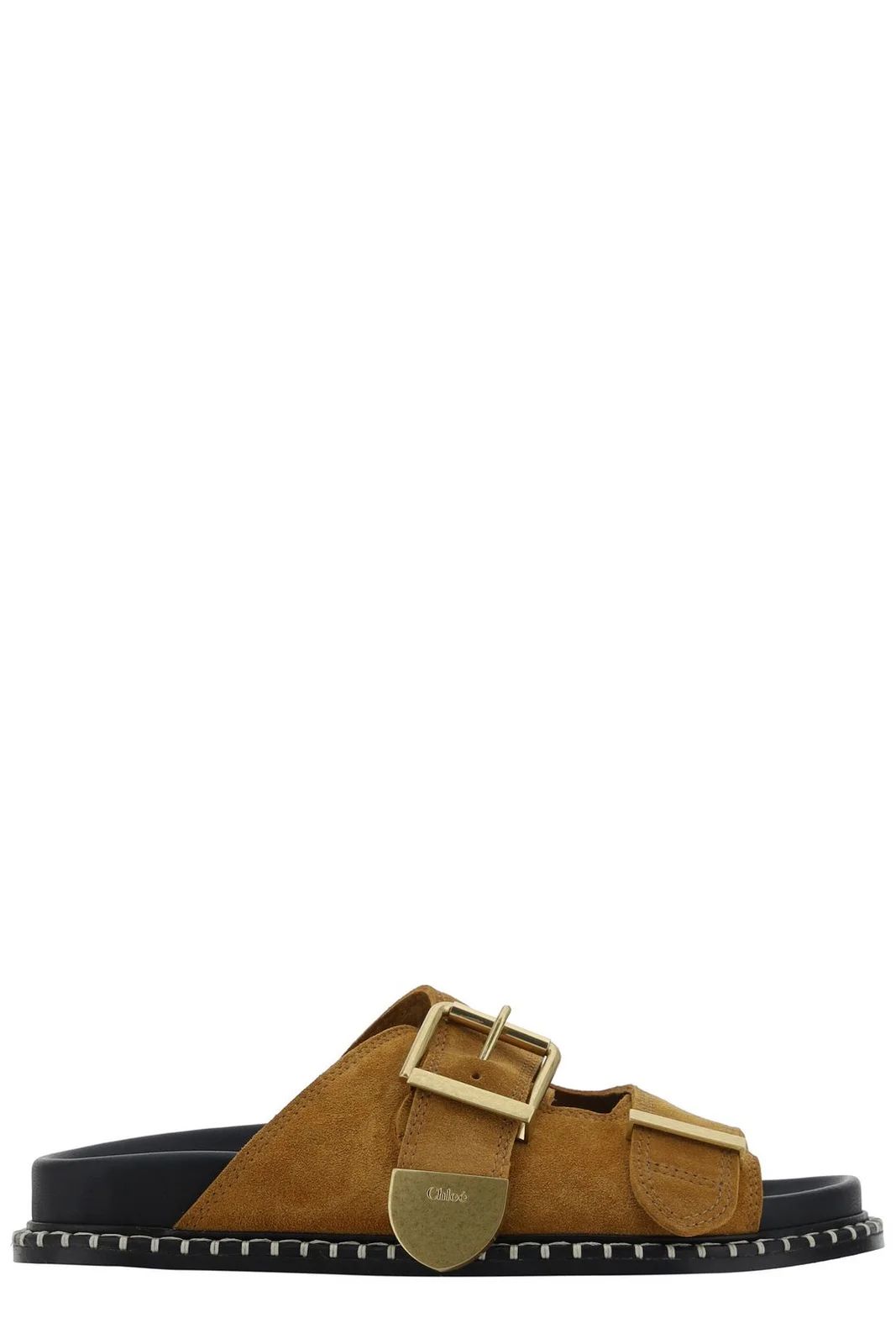 Chloé Buckle-Detailed Slip-On Sandals | Cettire Global