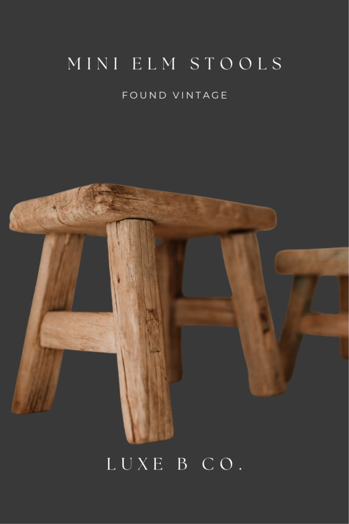 Luxe B Co Baby Elmwood Benches 

#LTKhome