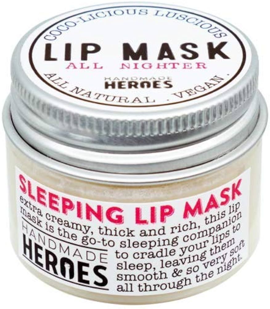 100% Natural Vegan Hydrating Lip Mask and Lip Mask Pack | Overnight Lip Moisturizing mask and lip... | Amazon (US)