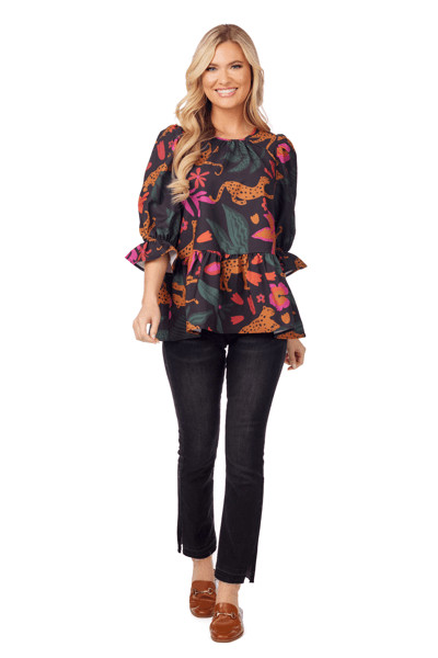 Pierce Flounce Top | Mud Pie