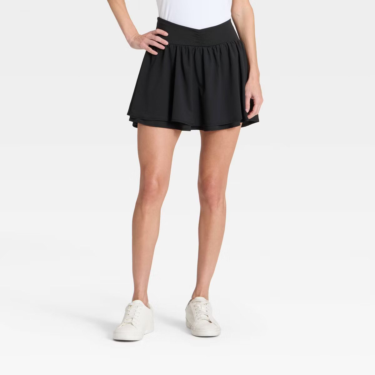 Women's Woven Shirred Skort - All In Motion™ | Target
