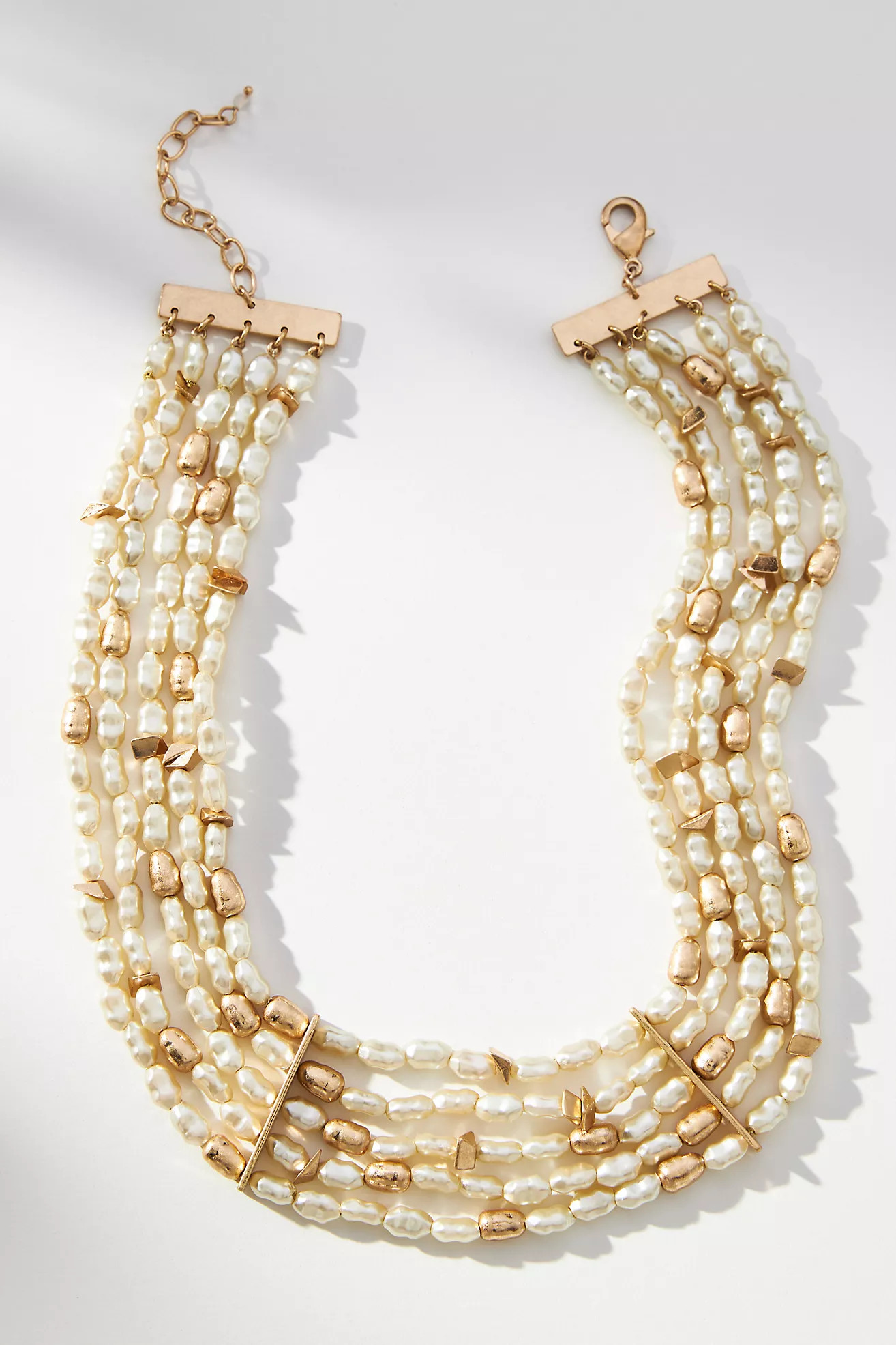 Prairie Pearl Layered Necklace | Anthropologie (US)
