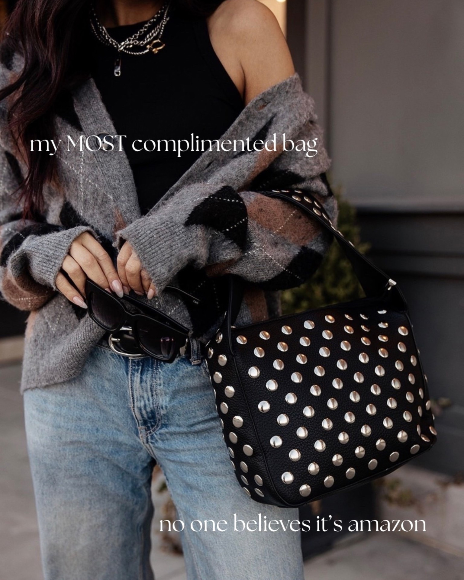 Amazon Studded Bag

#LTKootd