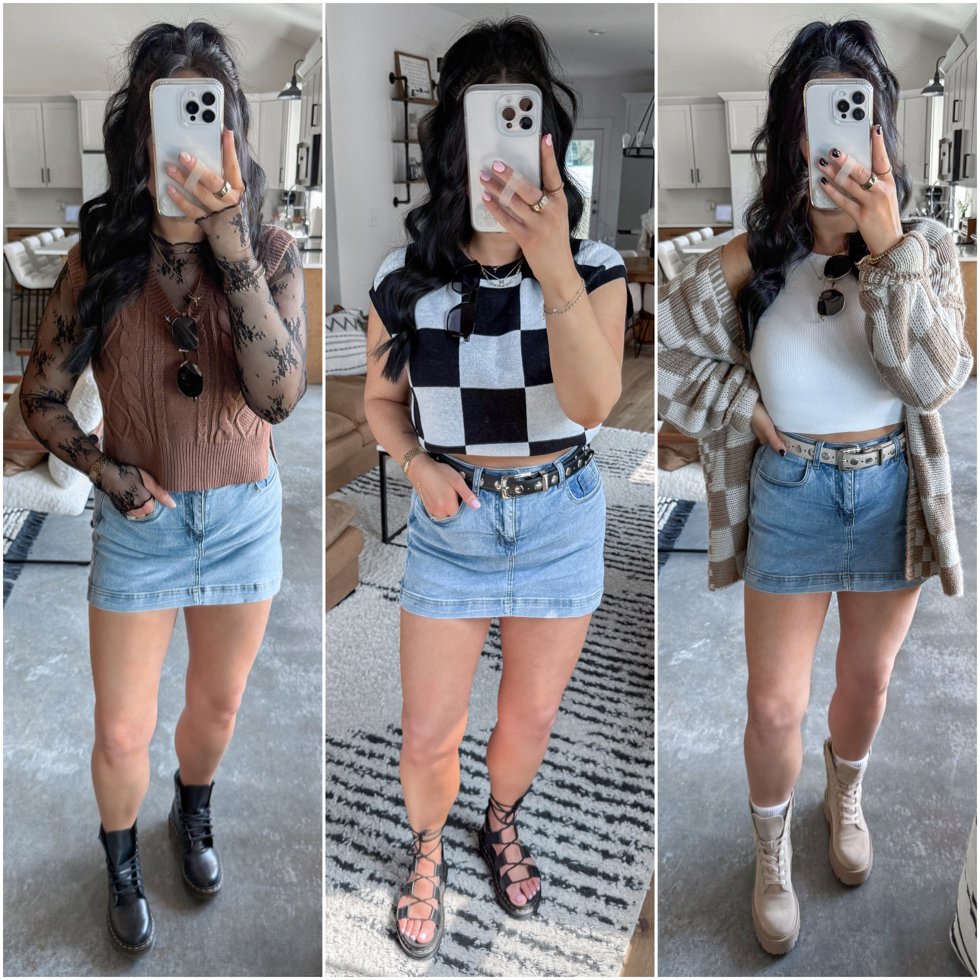 This skort was a top seller for 2025! It's so stretchy and I've been able to style it SO many different ways! 👏🏼

You all also love this studded belt - I have it in 4 colors! 

*Some things linked may be low in stock due to some of these looks being older. 🖤

 

 #LTKFindsUnder50 #LTKFindsUnder100