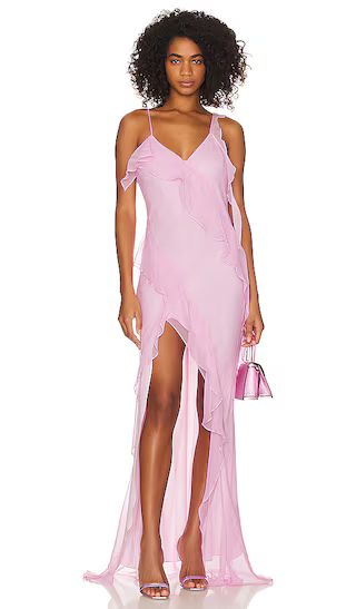X Revolve Cassilda Gown in Baby Pink | Revolve Clothing (Global)