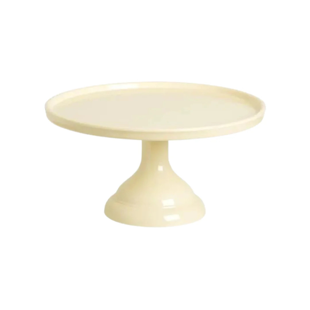 Small Vanilla Cream Melamine Cake Stand | Ellie and Piper