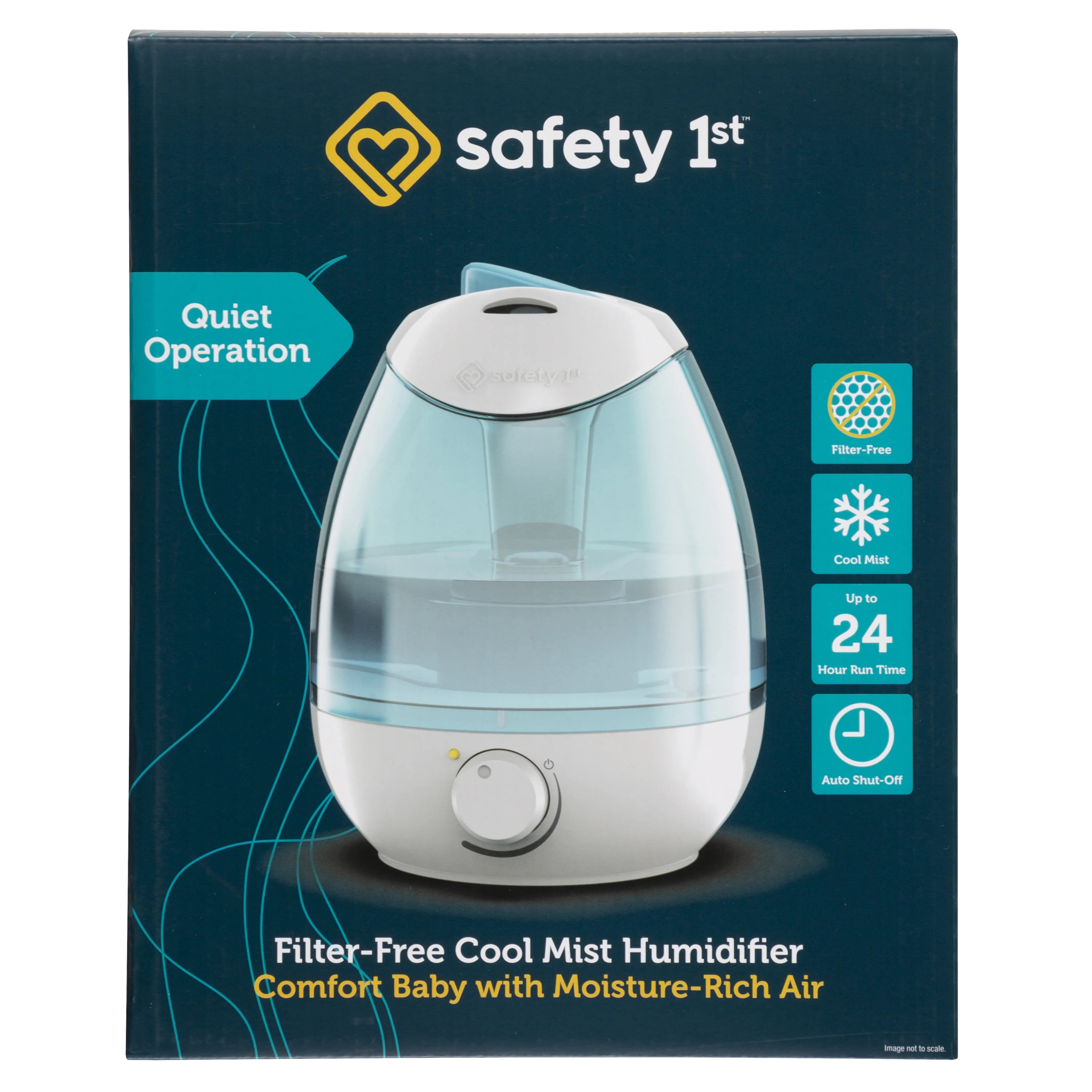 Safety 1st Filter Free Cool Mist Humidifier, Blue | Walmart (US)
