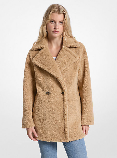 Faux Fur Teddy Coat | Michael Kors US