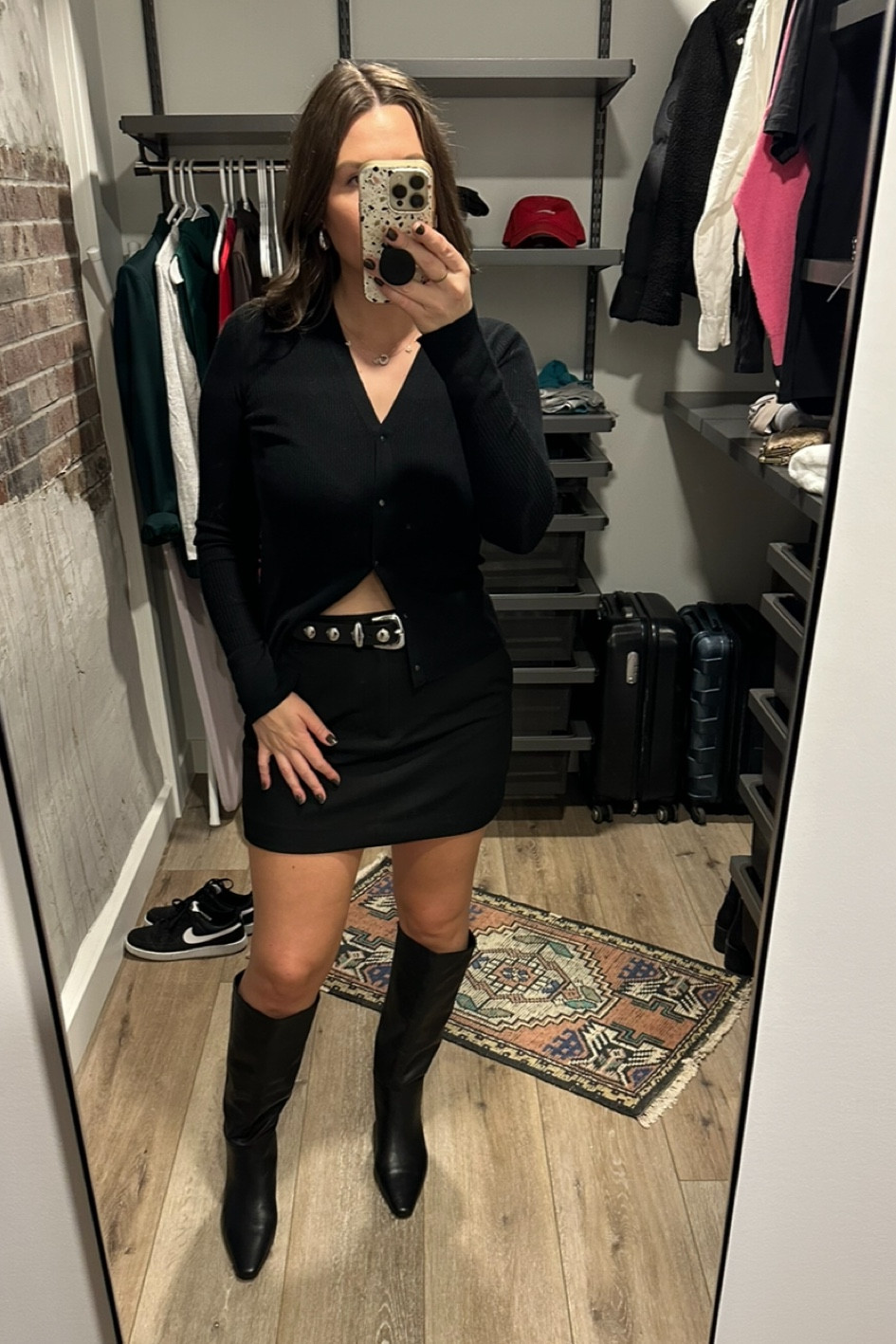 New go to outfit for going out! Loving this Gap skirt and Staud “dupe” boots from Steve Madden called the Dagne 

#LTKMidsize #LTKTravel #LTKFindsUnder100