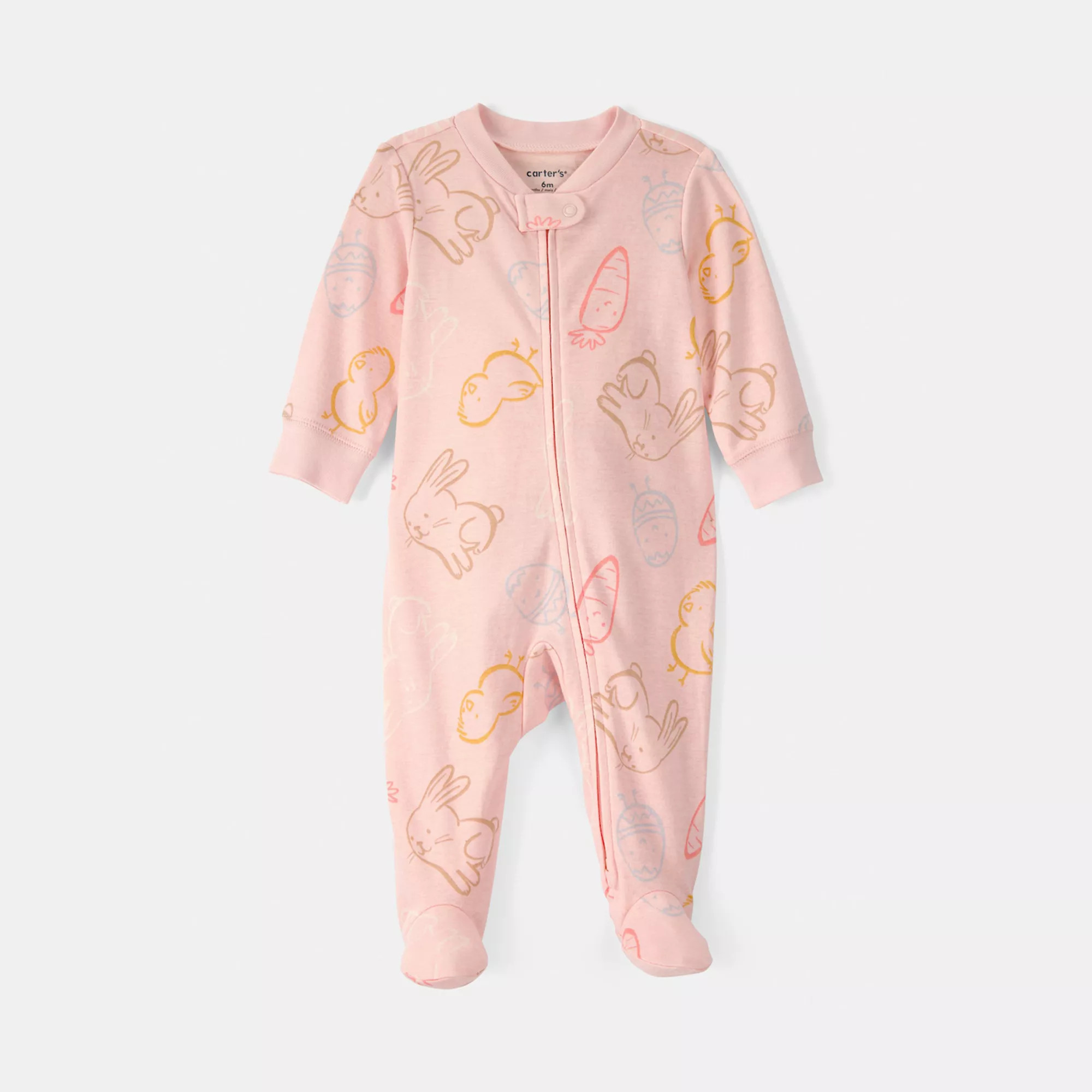 Baby Carter's Cotton 2-Way Zip Sleep & Play Pajamas | Kohl's