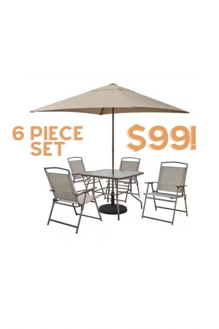 Six piece set including an umbrella for only $99!!! it might be sold out online, but see if they have a buy & pick up in store!

#LTKhome #LTKparties #LTKGiftGuide