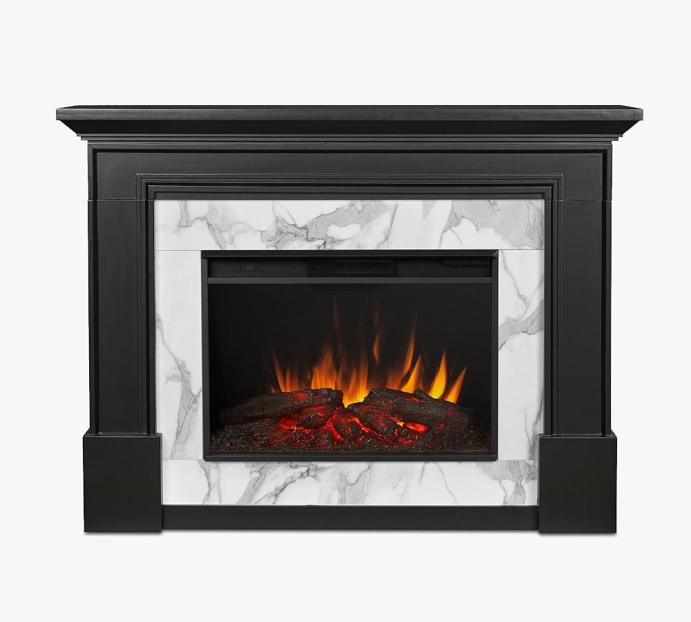 Real Flame® 61" Mercer Grand Electric Fireplace | Pottery Barn (US)