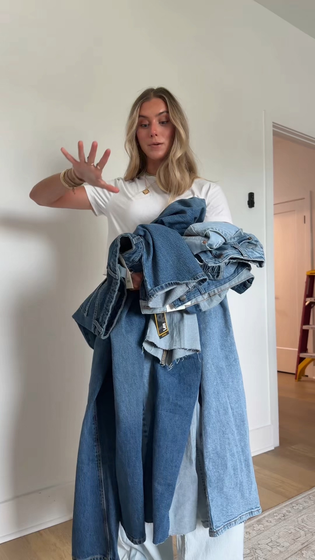#WalmartPartner would you believe me if I told you all of these denim jeans I found on @walmart @walmartstyle for under $20. 🤯 #walmartstyle 

What I ordered: No Boundaries High Rise Baggy Wide Leg Jeans, 32" Inseam size xxs. No Boundaries Mid Rise Baggy Jeans, 29", 31", 33" Inseam size 00 dark wash. No Boundaries Ultra Baggy Jeans, 30.5", 32.5'', 34.5" Inseam size 00 light wash. No Boundaries Straight Leg Jeans, 31.5'' Inseam, Women size 00 medium wash. Free Assembly Women's and Women's Plus The Larchmont High Rise Patch Pocket Jeans, 32" Inseam, Size 0 medium wash. Levi Strauss Signature Women's and Women's Plus Vintage Belted Wide Leg, Size 2 color out west. Lee® Women's Low Slung Barrel Leg Denim Jeans size 2 color river fade.

#LTKootd #LTKdayinmylife #LTKSaleAlert