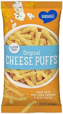 Barbara's Original Cheese Puffs, Gluten Free, Real Aged Cheese, 7 Oz Bag (Pack of 12) | Amazon (US)