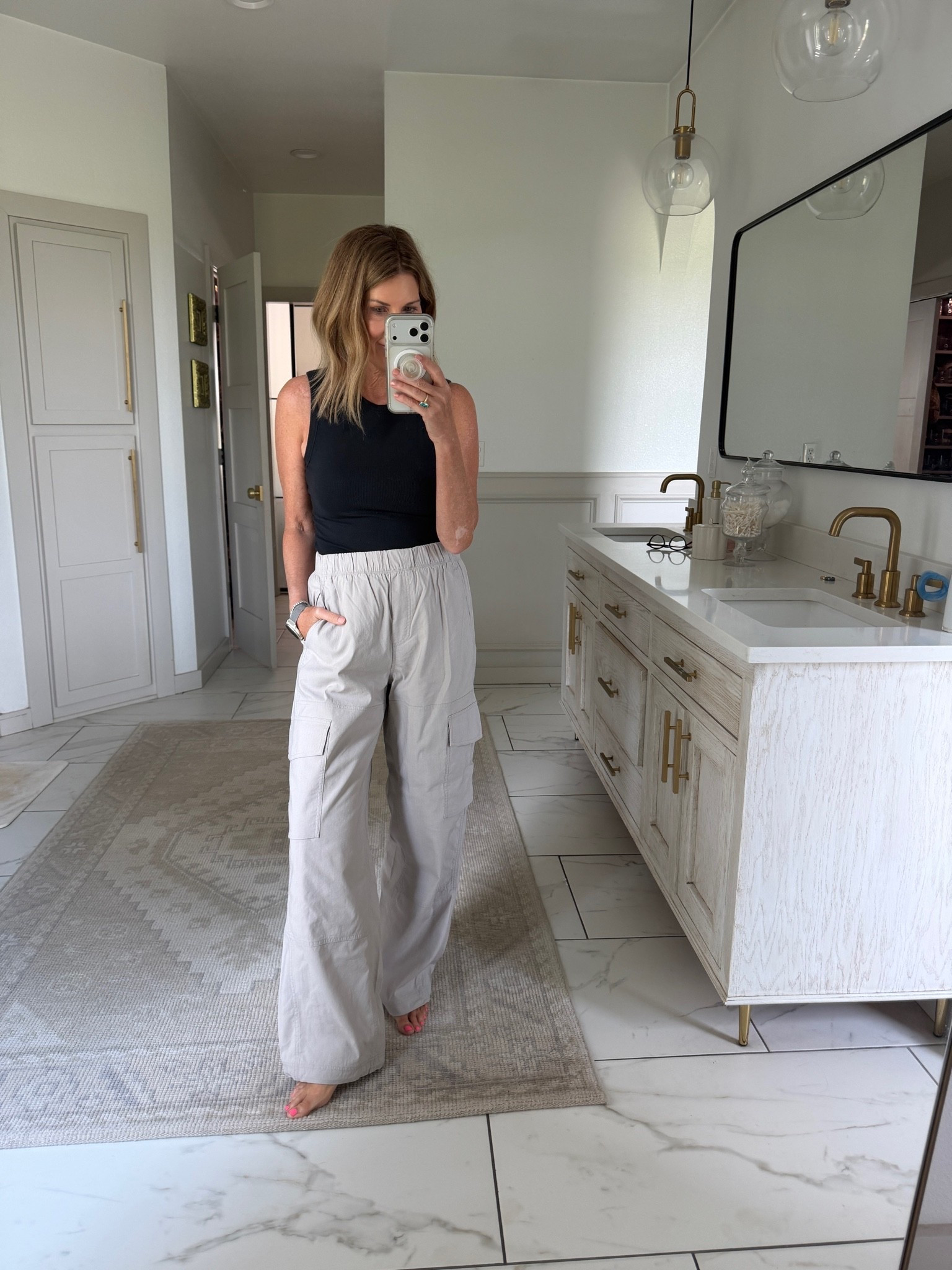 New lululinen cargo pants wearing a small

#LTKOver40 #LTKActive