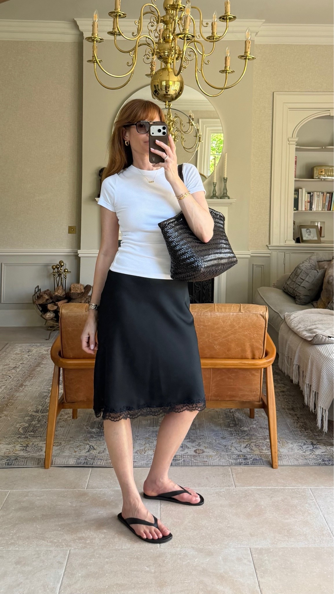 90s style summer outfit inspo 
White tee
Black slip skirt
Black flip flops

#LTKuk #LTKsummer #LTKstyletip