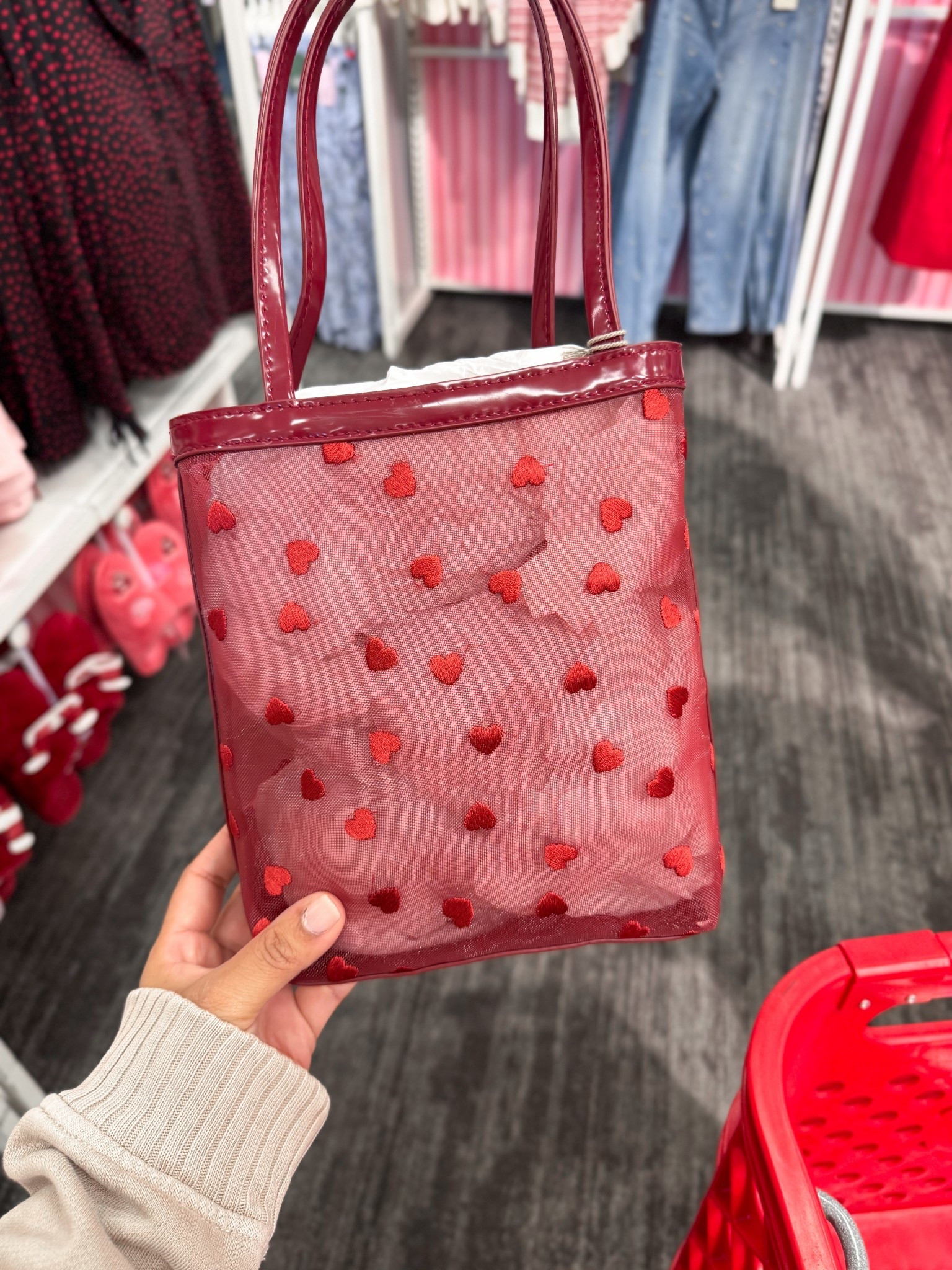 $15 mesh totes 

target finds, target style, Valentine’s Day 