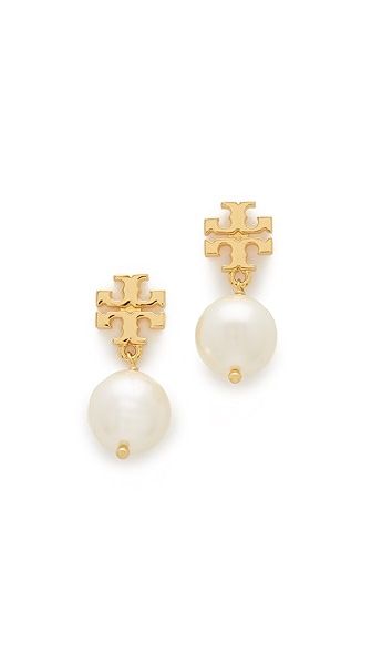 Swarovski Crystal Imitation Pearl Drop Earrings | Shopbop