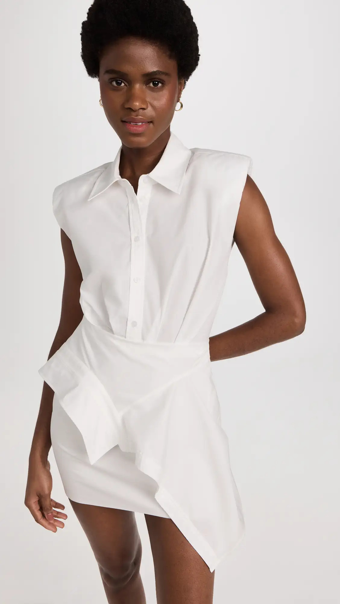 SIMKHAI Catalina Cotton Poplin Mens Shirt Dress | Shopbop | Shopbop