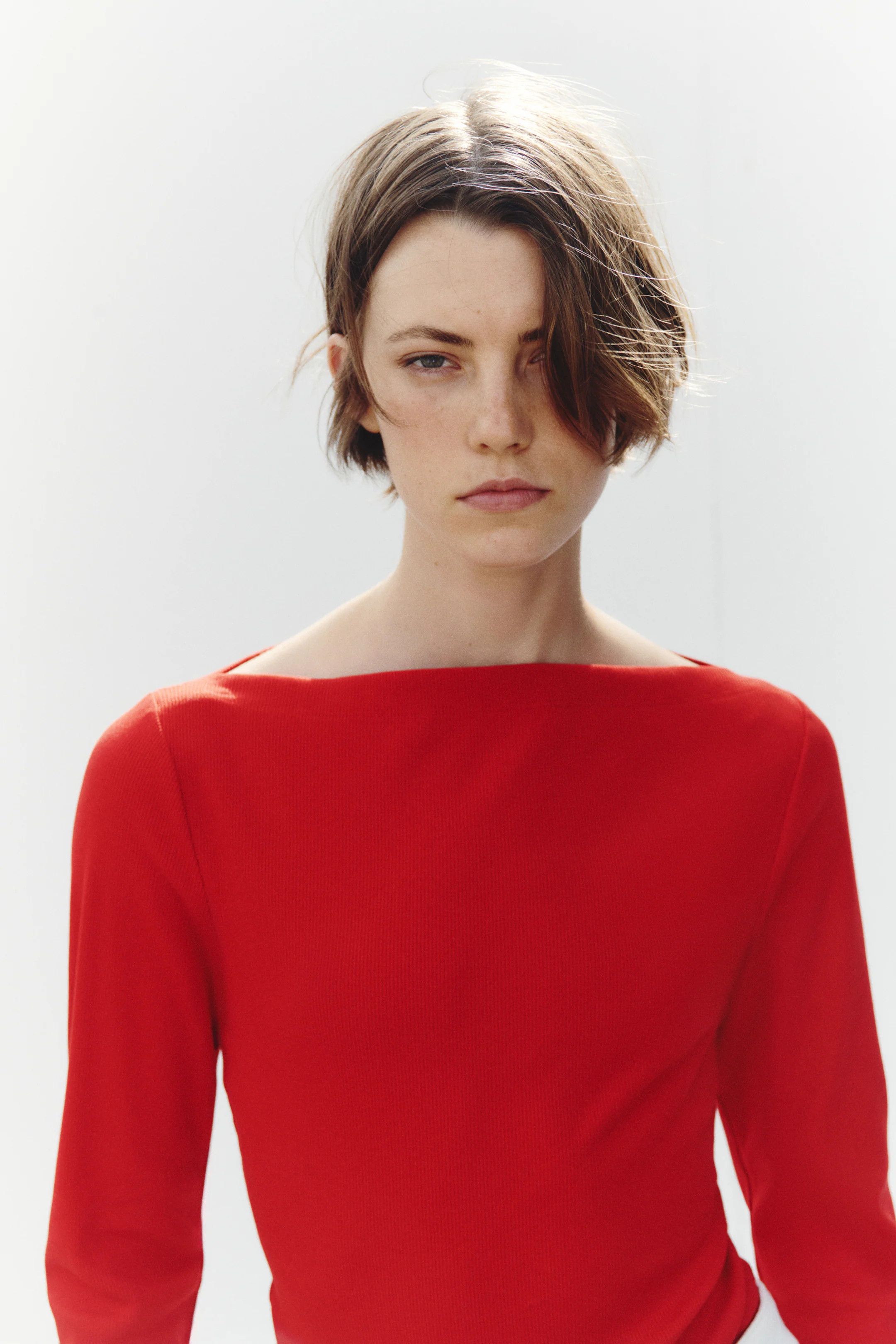 Ribbed Boat-Neck Top | H&M (US + CA)