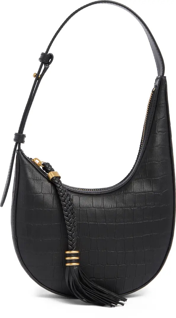 Vince Camuto Small River Croc Embossed Hobo Bag | Nordstromrack | Nordstrom Rack