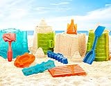 Battat Sandbox and Beach Toys for Toddlers, Sand Castle Building Kit with Sand Molds and Shovel, San | Amazon (US)