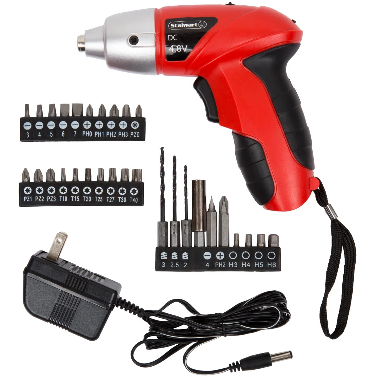 Stalwart 25-Piece Electric Screwdriver Set - Cordless Drill with LED Work Light, Automatic Spindl... | Wayfair North America