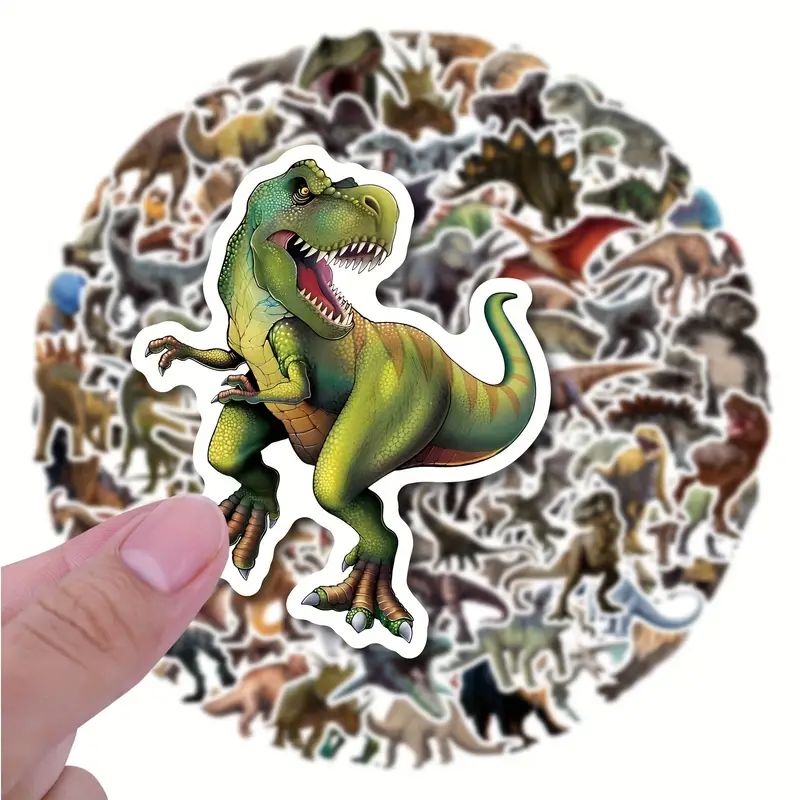 Dinosaur Realistic Sticker Dinosaur Aesthetic Stickers - Temu | Temu Affiliate Program