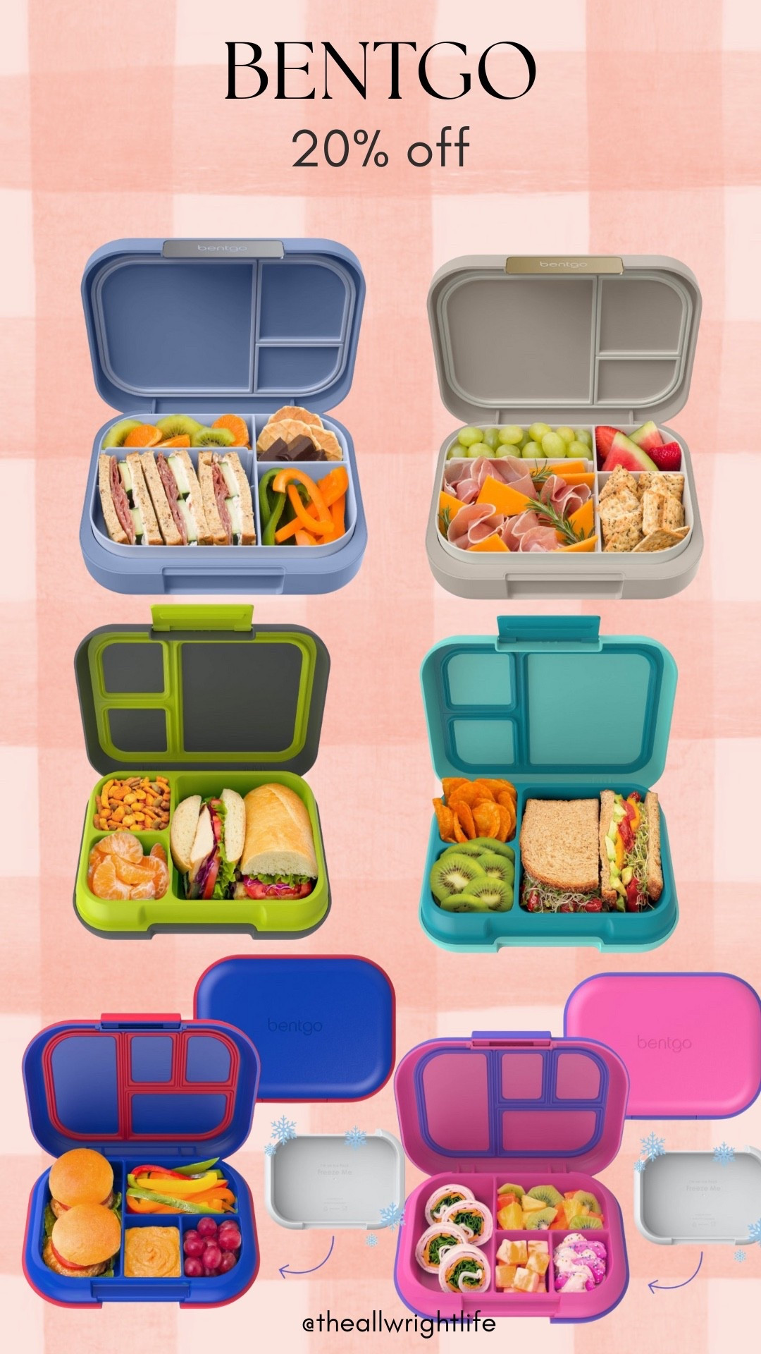 Bentgo lunch boxes 20% off for back to school



#LTKFamily #LTKKids