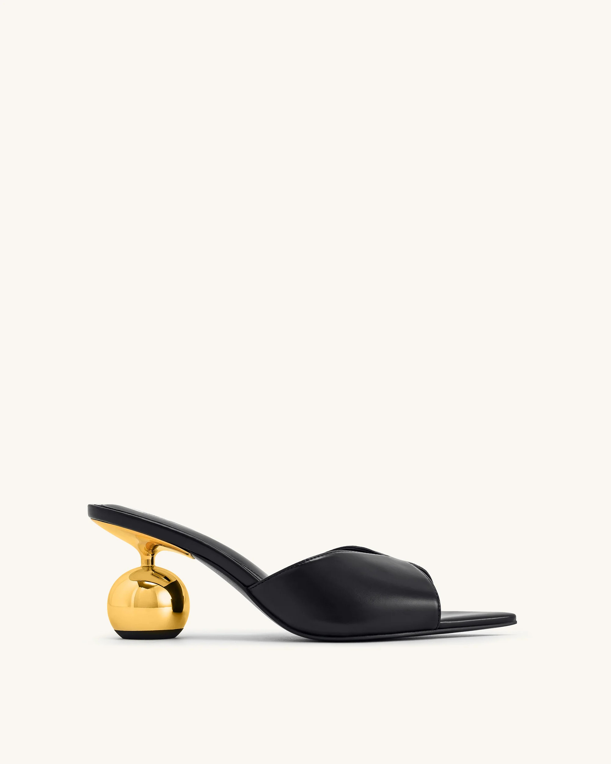 Ellie Sphere Heel Mules - Black | JW PEI US